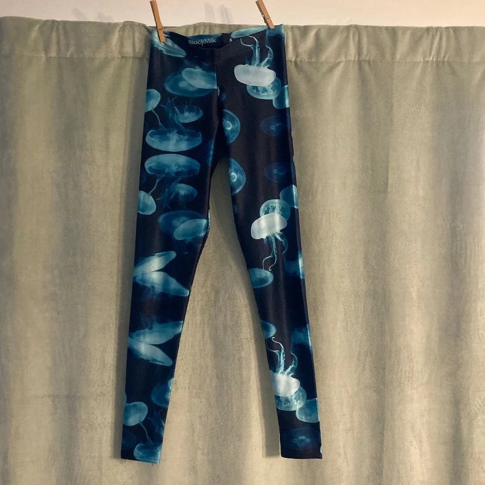 BlackMilk Clothing Jellyfish Leggings | Museum Piece | Sz Sm | Yoga Pants - Picture 2 of 5